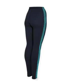 Two Bare Feet Womens Silicone Print Series 2.5mm Neoprene Wetsuit Pants (Black/Mint) -Ocean Glide Ready silicone series mint 6