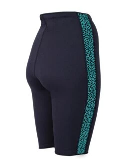 Two Bare Feet Womens Silicone Print Series 2.5mm Neoprene Wetsuit Shorts (Black/Mint) -Ocean Glide Ready silicone series mint 6 2