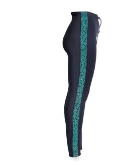 Two Bare Feet Womens Silicone Print Series 2.5mm Neoprene Wetsuit Pants (Black/Mint) -Ocean Glide Ready silicone series mint 7
