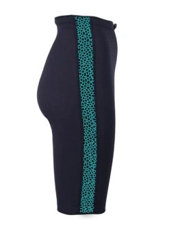 Two Bare Feet Womens Silicone Print Series 2.5mm Neoprene Wetsuit Shorts (Black/Mint) -Ocean Glide Ready silicone series mint 7 2