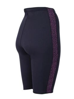 Two Bare Feet Womens Silicone Print Series 2.5mm Neoprene Wetsuit Shorts (Black/Raspberry) -Ocean Glide Ready silicone series raspberry 6 1