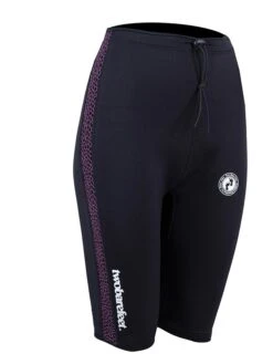 Two Bare Feet Womens Silicone Print Series 2.5mm Neoprene Wetsuit Shorts (Black/Raspberry) -Ocean Glide Ready silicone series raspberry 8 1