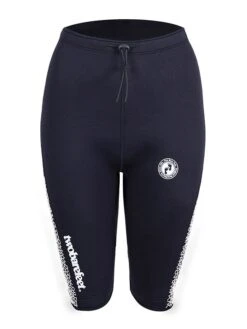 Two Bare Feet Womens Silicone Print Series 2.5mm Wetsuit Jacket & Shorts Set (Black/White) -Ocean Glide Ready silicone series white 1 7