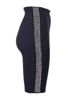 Two Bare Feet Womens Silicone Print Series 2.5mm Neoprene Wetsuit Shorts (Black/White) -Ocean Glide Ready silicone series white 7 1