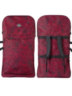 Two Bare Feet Space Single Bodyboard And Bag Bundle (Choice Of 33", 37", 41", 42", 44") 13 Two Bare Feet Space Single Bodyboard And Bag Bundle (Choice Of 33", 37", 41", 42", 44") -Ocean Glide Ready single red bag 1 1