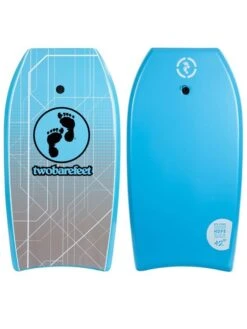Two Bare Feet Space Single Bodyboard And Bag Bundle (Choice Of 33", 37", 41", 42", 44") 10 Two Bare Feet Space Single Bodyboard And Bag Bundle (Choice Of 33", 37", 41", 42", 44") -Ocean Glide Ready space front and back blue 1