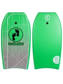 Two Bare Feet Space Triple Bodyboard And Bag Bundle (Choice Of 33", 37", 41", 42", 44") 9 Two Bare Feet Space Triple Bodyboard And Bag Bundle (Choice Of 33", 37", 41", 42", 44") -Ocean Glide Ready space front and back green 1 1 1