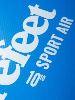 Two Bare Feet Sport Air (Allround XL) 10'10" X 33" X 6" Inflatable SUP Deluxe Fibreglass Hybrid Pack (Blue) -Ocean Glide Ready sport air 10 10 5 blue 1