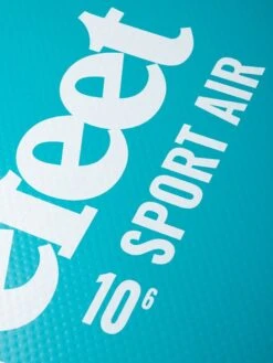 Two Bare Feet Sport Air (Allround) 10'6" X 33" X 4.75" Inflatable SUP Ultimate Pack (Teal) -Ocean Glide Ready sport air 10 6 5 teal 3
