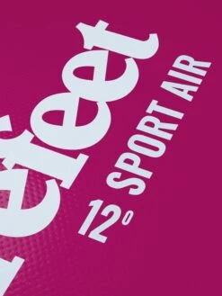 Two Bare Feet Sport Air (Touring) 12'0" X 33" X 6" Inflatable SUP Deluxe Fibreglass Hybrid Pack (Raspberry) -Ocean Glide Ready sport air 12 0 5 raspberry 1