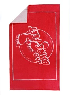 Essentials Baby Swim Kit - Lycra Arm Wetsuit + Swim Bag + Swim Towel (Red) -Ocean Glide Ready swim towel red 8