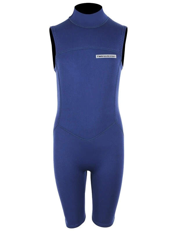 Two Bare Feet Thunderclap 2.5mm Junior Sleeveless Shorty Wetsuit (Navy) 1 Two Bare Feet Thunderclap 2.5mm Junior Sleeveless Shorty Wetsuit (Navy)