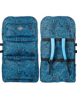 Two Bare Feet 42" Future Print Triple Bodyboard And Bag Bundle -Ocean Glide Ready triple blue bag 5