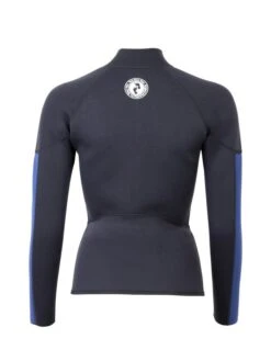 Two Bare Feet Unisex Perspective Full Zip 2.5mm Wetsuit Jacket & Hotpants Set (Black/Blue) -Ocean Glide Ready u3890t 9