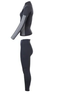 Two Bare Feet Unisex Perspective Half Zip 2.5mm Wetsuit Jacket & Pants Set (Black/Grey) 11 Two Bare Feet Unisex Perspective Half Zip 2.5mm Wetsuit Jacket & Pants Set (Black/Grey) -Ocean Glide Ready u7nm9k p