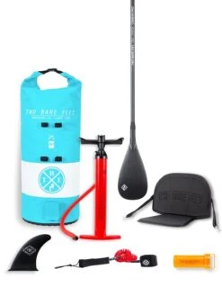 Two Bare Feet Entradia (Allround XL) 10'10" X 34" X 6" Inflatable SUP Ultimate Pack (Aqua) -Ocean Glide Ready ultimate pack aqua 4