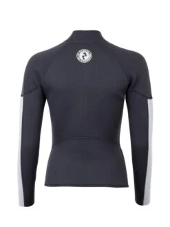 Two Bare Feet Unisex Perspective Half Zip 2.5mm Wetsuit Jacket & Pants Set (Black/Grey/Grey) -Ocean Glide Ready um2h6h k