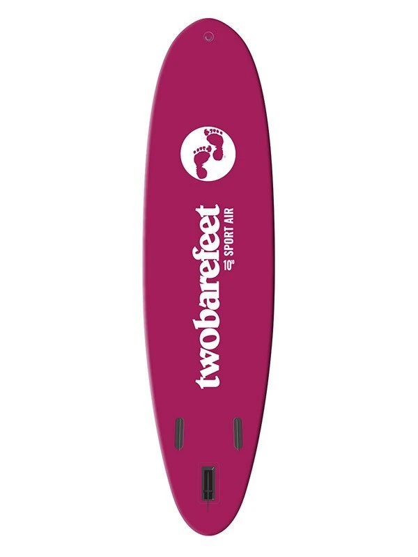 Two Bare Feet Sport Air (Allround XL) 10'10" X 33" X 6" Inflatable SUP Deluxe Fibreglass Hybrid Pack (Raspberry) 2 Two Bare Feet Sport Air (Allround XL) 10'10" X 33" X 6" Inflatable SUP Deluxe Fibreglass Hybrid Pack (Raspberry) - Image 2