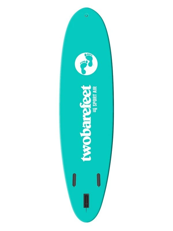 Two Bare Feet Sport Air (Allround XL) 10'10" X 33" X 6" Inflatable SUP Deluxe Carbon Hybrid Pack (Teal) 2 Two Bare Feet Sport Air (Allround XL) 10'10" X 33" X 6" Inflatable SUP Deluxe Carbon Hybrid Pack (Teal) - Image 2