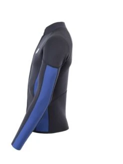 Two Bare Feet Perspective Full Zip 2.5mm Wetsuit Jacket (Black/Blue) 10 Two Bare Feet Perspective Full Zip 2.5mm Wetsuit Jacket (Black/Blue) -Ocean Glide Ready unisex perspective full zip jacket black blue denim 3