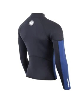 Two Bare Feet Perspective Full Zip 2.5mm Wetsuit Jacket (Black/Blue) 13 Two Bare Feet Perspective Full Zip 2.5mm Wetsuit Jacket (Black/Blue) -Ocean Glide Ready unisex perspective full zip jacket black blue denim 6