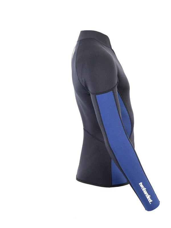 Two Bare Feet Perspective Full Zip 2.5mm Wetsuit Jacket (Black/Blue) 7 Two Bare Feet Perspective Full Zip 2.5mm Wetsuit Jacket (Black/Blue) - Image 7