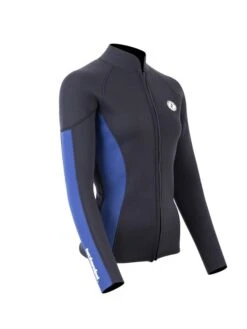 Two Bare Feet Unisex Perspective Full Zip 2.5mm Wetsuit Jacket (Black/Blue) 15 Two Bare Feet Unisex Perspective Full Zip 2.5mm Wetsuit Jacket (Black/Blue) -Ocean Glide Ready unisex perspective full zip jacket black blue denim 8 5