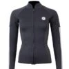 Two Bare Feet Unisex Perspective Full Zip 2.5mm Wetsuit Jacket (Black/Grey/Grey)