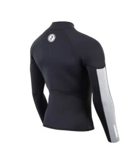 Two Bare Feet Perspective Full Zip 2.5mm Wetsuit Jacket (Black/Grey/Grey) 13 Two Bare Feet Perspective Full Zip 2.5mm Wetsuit Jacket (Black/Grey/Grey) -Ocean Glide Ready unisex perspective full zip jacket black grey grey 6