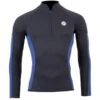 Two Bare Feet Perspective Half Zip 2.5mm Wetsuit Jacket (Black/Blue)
