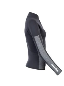 Two Bare Feet Unisex Perspective Half Zip 2.5mm Wetsuit Jacket (Black/Grey) 14 Two Bare Feet Unisex Perspective Half Zip 2.5mm Wetsuit Jacket (Black/Grey) -Ocean Glide Ready unisex perspective half zip jacket black delta 7 6