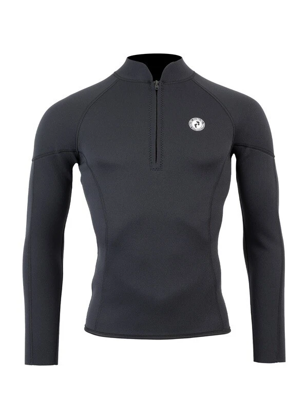 Two Bare Feet Perspective Half Zip 2.5mm Wetsuit Jacket (Black) 1 Two Bare Feet Perspective Half Zip 2.5mm Wetsuit Jacket (Black)