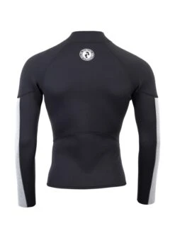 Two Bare Feet Perspective Full Zip 2.5mm Wetsuit Jacket & Pants Set (Black/Grey/Grey) -Ocean Glide Ready ur1c7a o 1