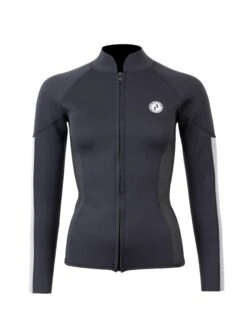 Two Bare Feet Unisex Perspective Full Zip 2.5mm Wetsuit Jacket & Pants Set (Black/Grey/Grey) -Ocean Glide Ready ur1c7a r 2