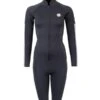 Two Bare Feet Unisex Perspective Full Zip 2.5mm Wetsuit Jacket & Shorts Set (Black/Grey/Grey)