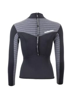Two Bare Feet Womens Aspect Back Zip 2.5mm Wetsuit Jacket & Shorts Set (Black/Grey Stripes) 13 Two Bare Feet Womens Aspect Back Zip 2.5mm Wetsuit Jacket & Shorts Set (Black/Grey Stripes) -Ocean Glide Ready w4wb7b m