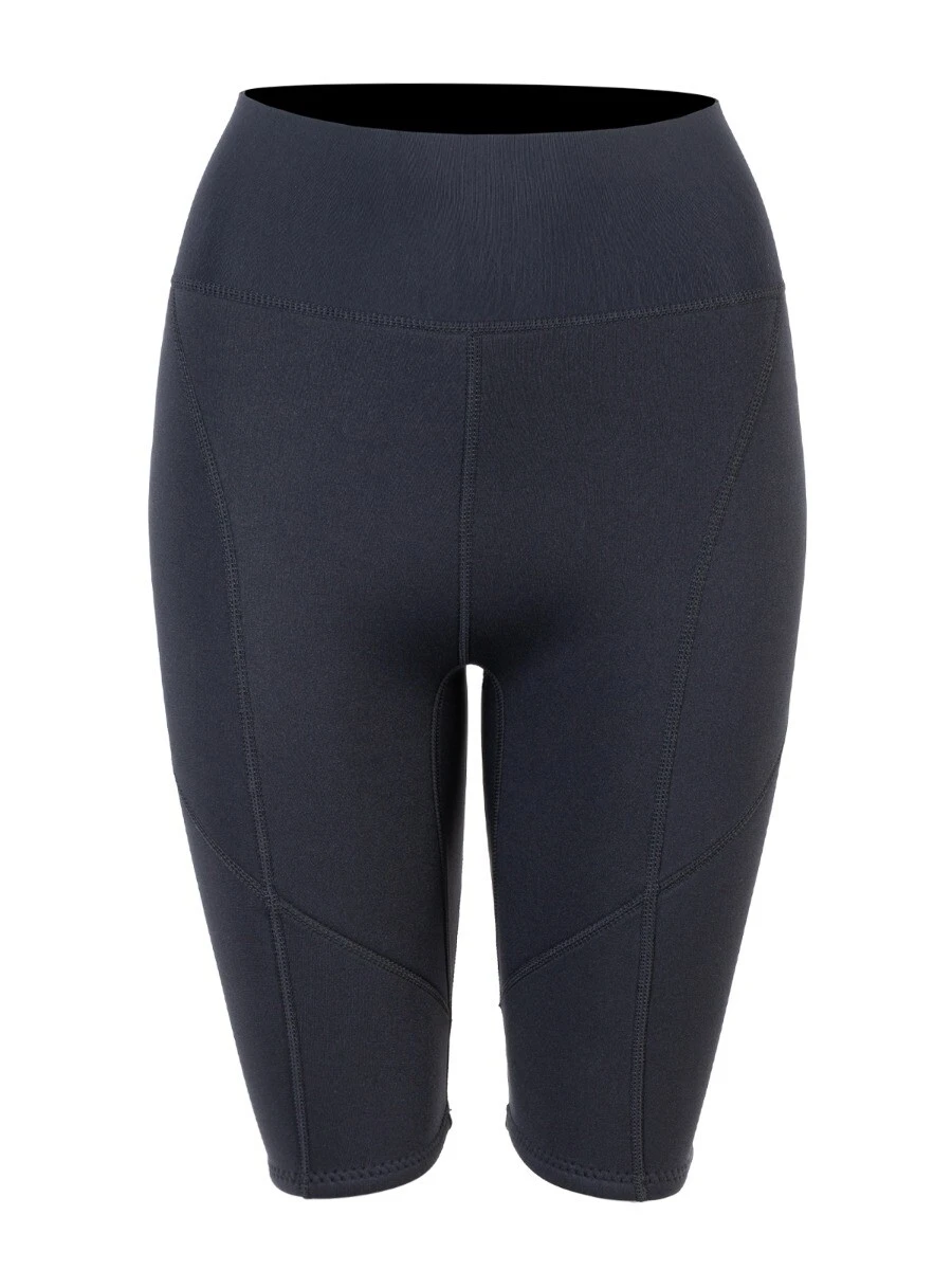 Two Bare Feet Womens Aspect Back Zip 2.5mm Wetsuit Jacket & Shorts Set (Black/Grey Stripes) 7 Two Bare Feet Womens Aspect Back Zip 2.5mm Wetsuit Jacket & Shorts Set (Black/Grey Stripes) - Image 7