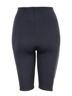 Two Bare Feet Womens Aspect Fleece Lined Zipless Thermal 2.5mm Superstretch Wetsuit Top & Shorts Set (Black/Grey Stripes) -Ocean Glide Ready wcwsxh x