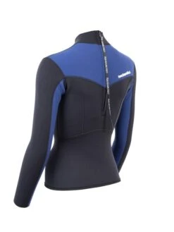 Two Bare Feet Womens Aspect Back Zip 2.5mm Wetsuit Jacket (Black/Blue) 11 Two Bare Feet Womens Aspect Back Zip 2.5mm Wetsuit Jacket (Black/Blue) -Ocean Glide Ready womens aspect back zip jacket black blue denim 4