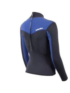 Two Bare Feet Womens Aspect Back Zip 2.5mm Wetsuit Jacket (Black/Blue) 13 Two Bare Feet Womens Aspect Back Zip 2.5mm Wetsuit Jacket (Black/Blue) -Ocean Glide Ready womens aspect back zip jacket black blue denim 6