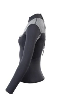 Two Bare Feet Womens Aspect Back Zip 2.5mm Wetsuit Jacket (Black/Grey) -Ocean Glide Ready womens aspect back zip jacket black delta 3