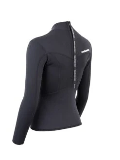Two Bare Feet Womens Aspect Back Zip 2.5mm Wetsuit Jacket (Black) -Ocean Glide Ready womens aspect back zip jacket black 4