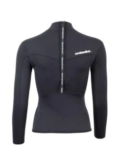 Two Bare Feet Womens Aspect Back Zip 2.5mm Wetsuit Jacket (Black) -Ocean Glide Ready womens aspect back zip jacket black 5