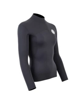 Two Bare Feet Womens Aspect Back Zip 2.5mm Wetsuit Jacket (Black) -Ocean Glide Ready womens aspect back zip jacket black 8