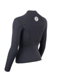 Two Bare Feet Womens Aspect Fleece Lined Zipless Thermal 2.5mm Superstretch Wetsuit Top (Black) -Ocean Glide Ready womens aspect fleece lined thermal top black 4