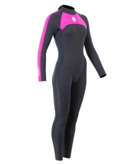 Two Bare Feet Flare 2.5mm Womens Superstretch Full Length Wetsuit (Raspberry) -Ocean Glide Ready womens flare full raspberry 8