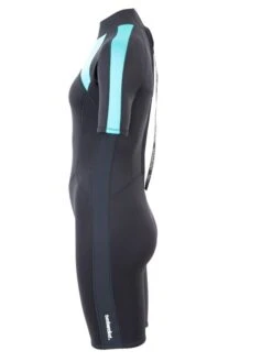 Two Bare Feet Flare 2.5mm Womens Superstretch Shorty Wetsuit (Mint) -Ocean Glide Ready womens flare shorty mint 3