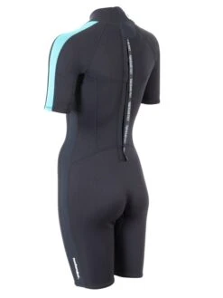 Two Bare Feet Flare 2.5mm Womens Superstretch Shorty Wetsuit (Mint) -Ocean Glide Ready womens flare shorty mint 4