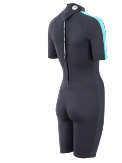 Two Bare Feet Flare 2.5mm Womens Superstretch Shorty Wetsuit (Mint) -Ocean Glide Ready womens flare shorty mint 6