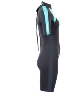 Two Bare Feet Flare 2.5mm Womens Superstretch Shorty Wetsuit (Mint) -Ocean Glide Ready womens flare shorty mint 7